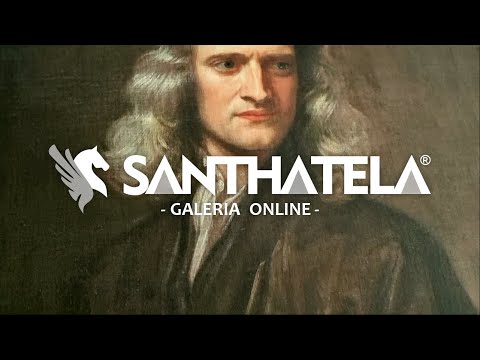 Retrato de Isaac Newton 🍎🍎🍎