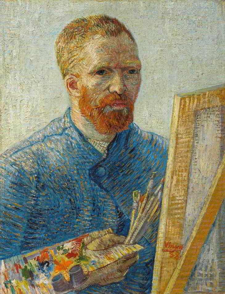 Autorretrato Do Pintor De Vincent Van Gogh | Tela Para Quadro Na Santhatela