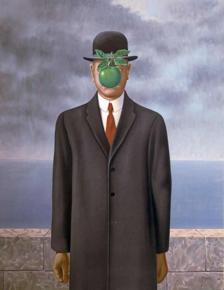 O Filho do Homem de René Magritte | Tela para Quadro na Santhatela