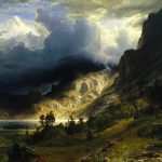 Tempestade nas Montanhas Rochosas