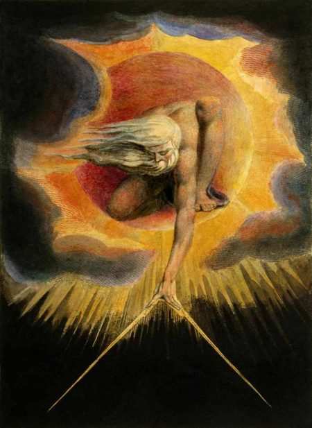 O Ancião dos Dias de William Blake Tela para Quadro na Santhatela