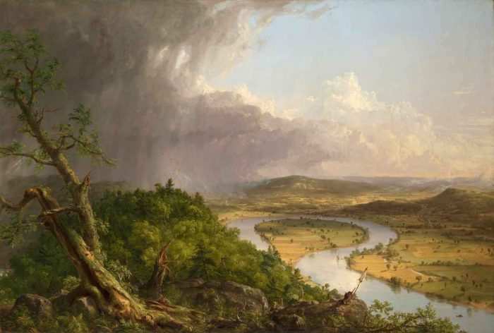 O Oxbow De Thomas Cole Tela Para Quadro Na Santhatela