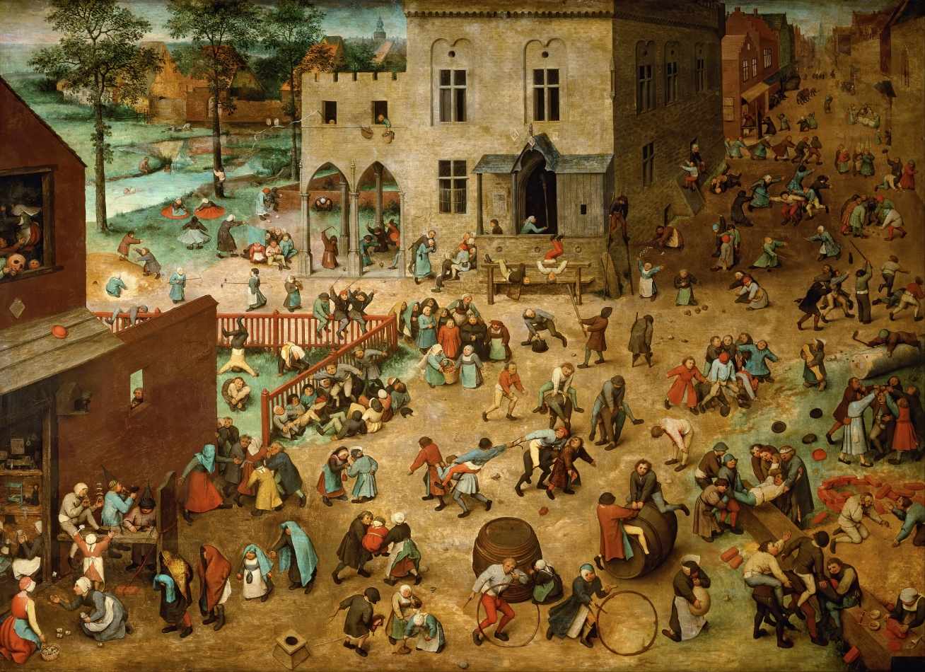 Reproduções De Pinturas Jogos de Crianças, 1560 por Pieter Bruegel